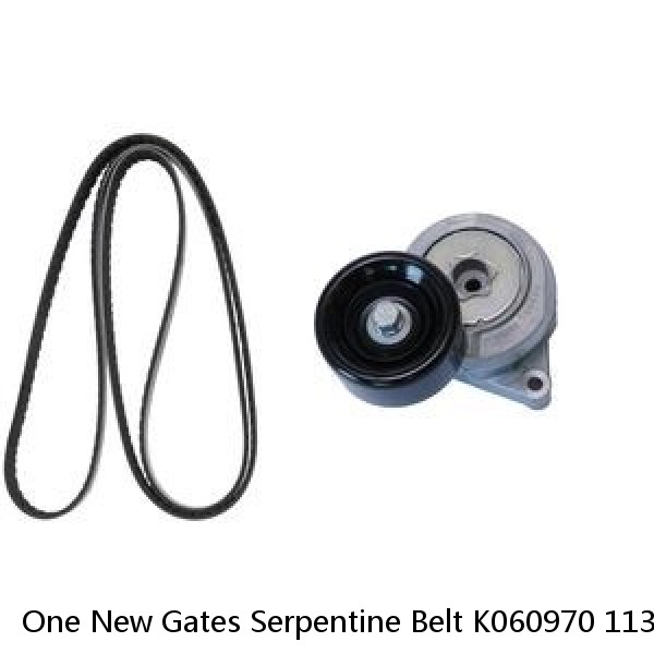 One New Gates Serpentine Belt K060970 1139970092 for Mercedes MB