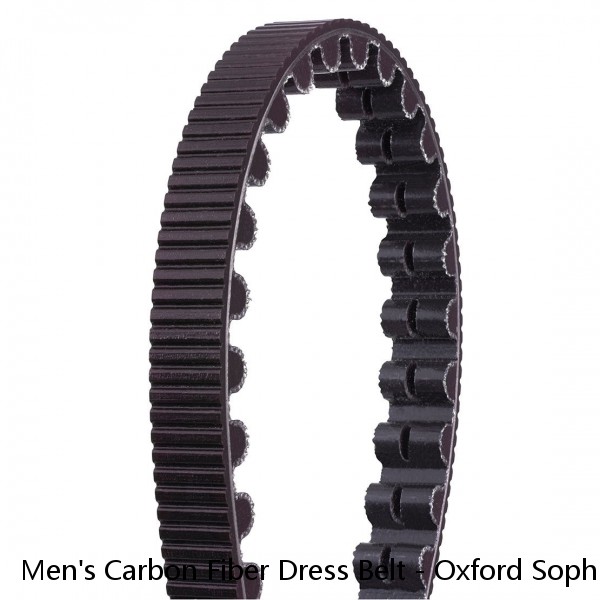 Men's Carbon Fiber Dress Belt - Oxford Sophisticated Style - Auto Ratchet Buckle
